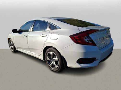 Platinum White Pearl 2021 Honda Civic LX
