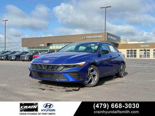Intense Blue 2025 Hyundai ELANTRA Sport