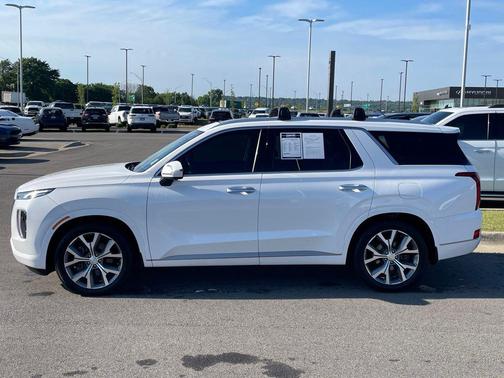 White 2021 Hyundai PALISADE Limited