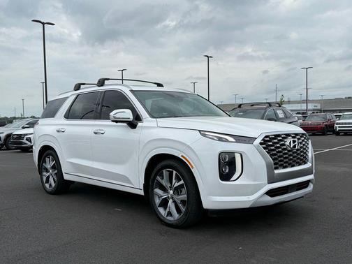 White 2021 Hyundai PALISADE Limited