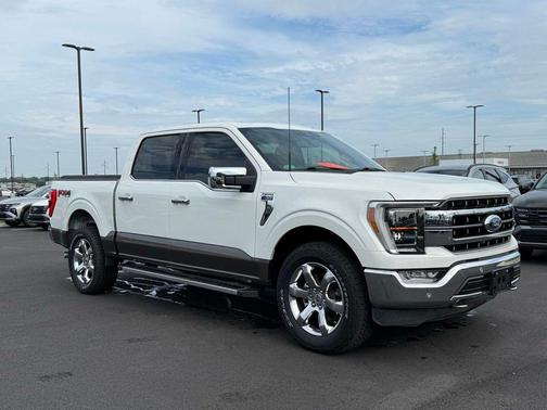 Star White Metallic Tri-Coat 2022 Ford F-150 Lariat
