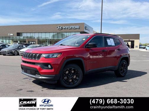 Red 2025 Jeep Compass Latitude