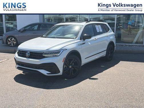 Opal White 2024 Volkswagen Tiguan 2.0T SE R-Line Black