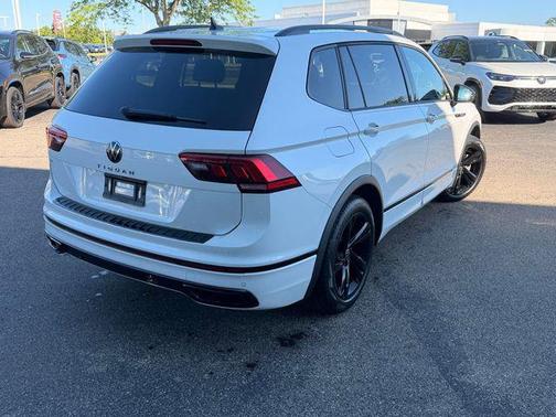 Opal White Pearl 2024 Volkswagen Tiguan 2.0T SE R-Line Black