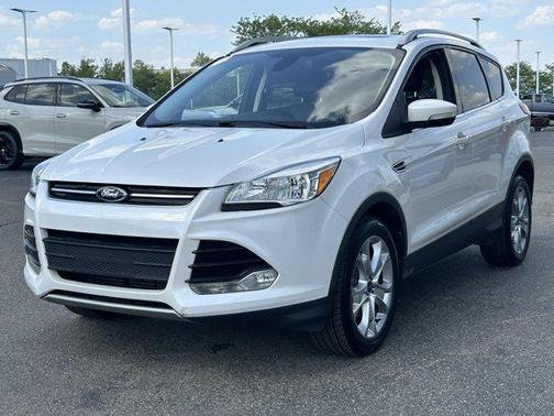 White Platinum Tricoat 2014 Ford Escape Titanium