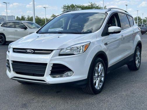 White Platinum Tricoat 2014 Ford Escape Titanium