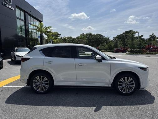 Rhodium White Metallic 2023 Mazda CX-5 2.5 Turbo Signature