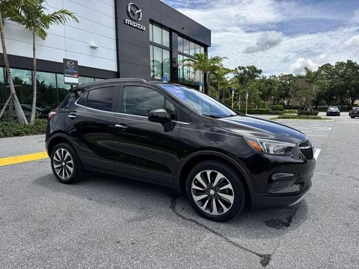 Ebony Twilight Metallic 2021 Buick Encore Preferred