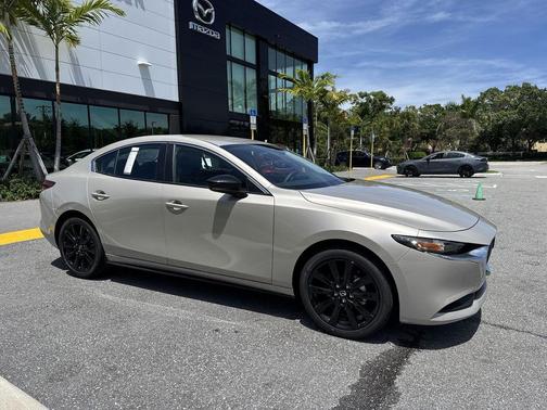 Platinum Quartz Metallic 2026 Mazda Mazda3 FWD w/Select Package
