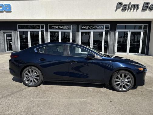 Deep Crystal Blue Mica 2026 Mazda Mazda3 FWD w/Preferred Package