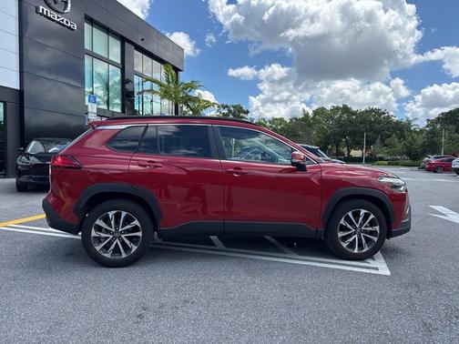 Barcelona Red Metallic 2023 Toyota Corolla Cross XLE