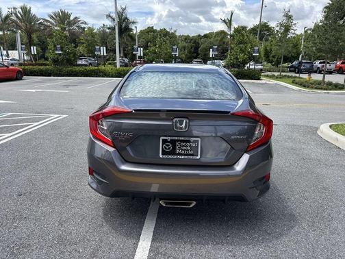 Sonic Gray Pearl 2020 Honda Civic Sport