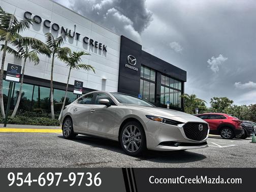 Platinum Quartz Metallic 2026 Mazda Mazda3 FWD w/Preferred Package