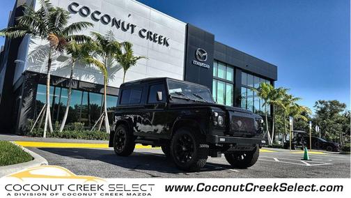 Black 1987 Land Rover Defender