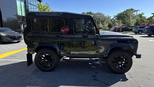 Black 1987 Land Rover Defender