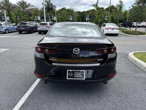 Jet Black Mica 2025 Mazda Mazda3 FWD w/Preferred Package
