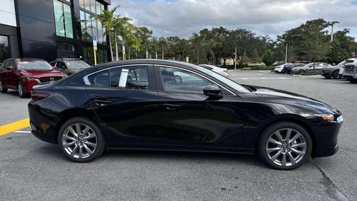 Jet Black Mica 2026 Mazda Mazda3 FWD w/Preferred Package
