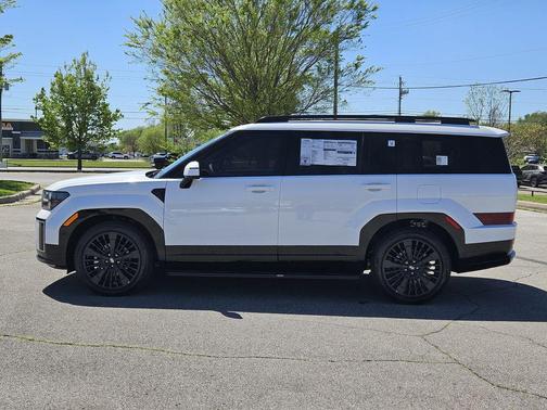 Serenity White 2026 Hyundai SANTA FE HEV Calligraphy