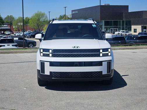 Serenity White 2026 Hyundai SANTA FE HEV Calligraphy