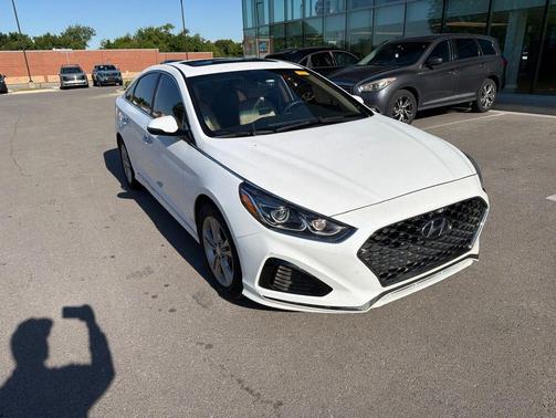 Quartz White Pearl 2019 Hyundai SONATA Limited
