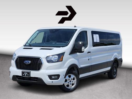 Oxford White 2024 Ford Transit-350 XLT