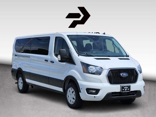 Oxford White 2024 Ford Transit-350 XLT