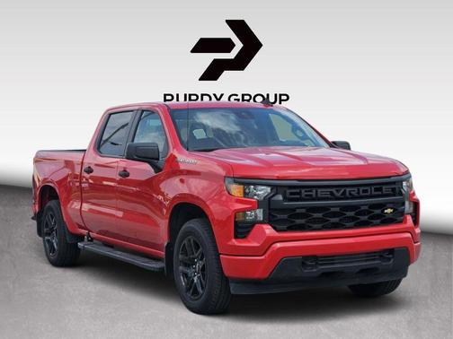 Red Hot 2023 Chevrolet Silverado 1500 Custom