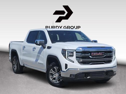 Summit White 2025 GMC Sierra 1500 SLT