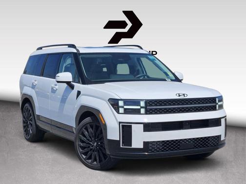 Serenity White 2025 Hyundai SANTA FE Calligraphy