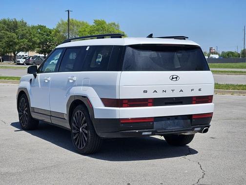 Serenity White 2025 Hyundai SANTA FE Calligraphy
