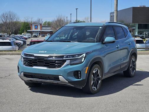 Pluton Blue 2025 Kia Seltos SX Turbo