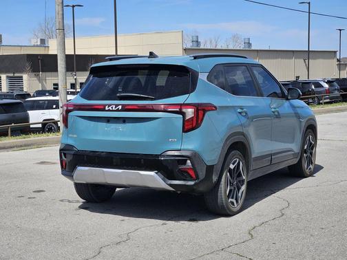 Pluton Blue 2025 Kia Seltos SX Turbo