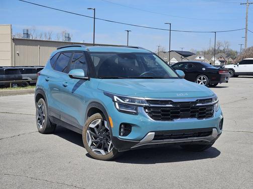 Pluton Blue 2025 Kia Seltos SX Turbo