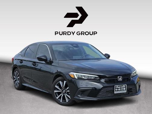 Crystal Black Pearl 2024 Honda Civic EX