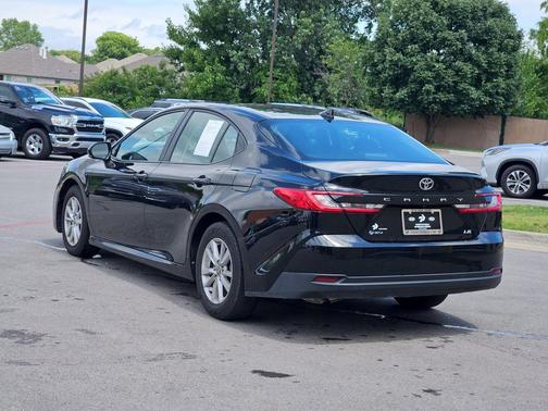 Midnight Black Metallic 2025 Toyota Camry LE