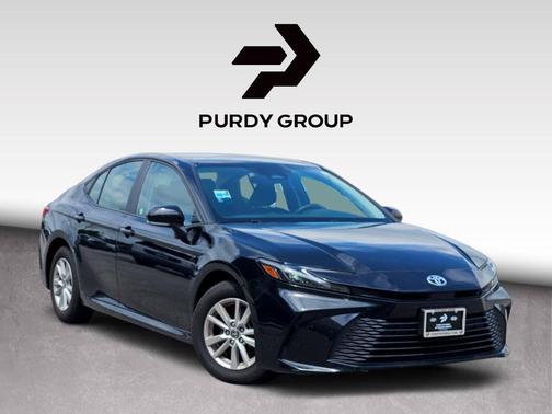 Midnight Black Metallic 2025 Toyota Camry LE