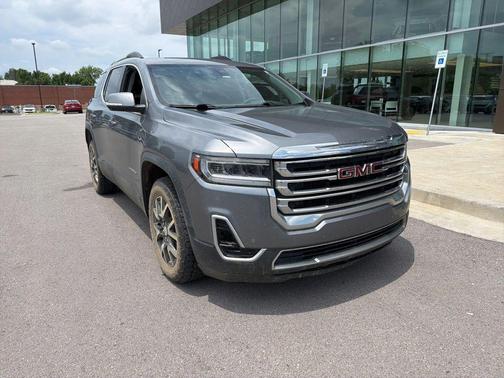Satin Steel Metallic 2021 GMC Acadia AWD SLE