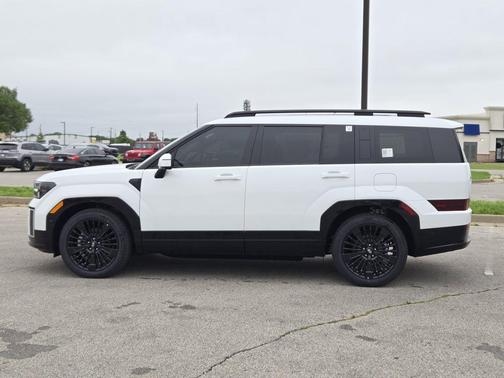 Serenity White 2026 Hyundai SANTA FE HEV Calligraphy