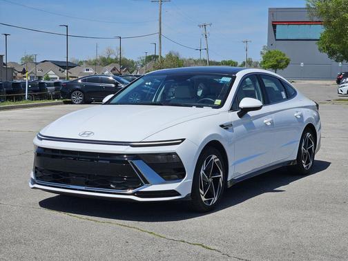 Serenity White 2025 Hyundai SONATA SEL