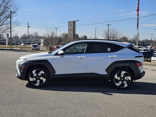 Atlas White 2026 Hyundai KONA Limited