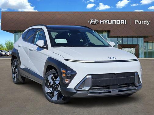 Atlas White 2026 Hyundai KONA Limited