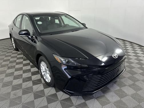 Midnight Black Metallic 2025 Toyota Camry LE