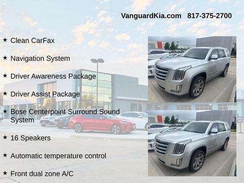 Radiant Silver Metallic 2015 Cadillac Escalade Premium