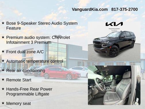 Black 2023 Chevrolet Tahoe 2WD RST