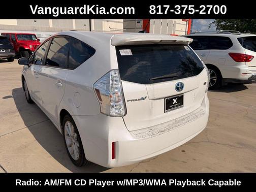 Blizzard Pearl 2012 Toyota Prius v Five