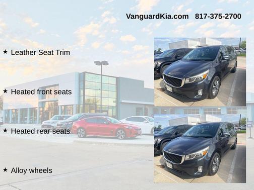 Deep Formal Blue 2015 Kia Sedona SX