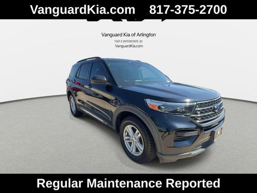 AGATE BLACK METALLIC 2021 Ford Explorer XLT