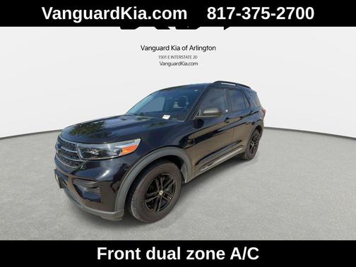 AGATE BLACK METALLIC 2021 Ford Explorer XLT