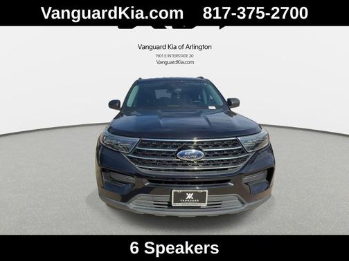 AGATE BLACK METALLIC 2021 Ford Explorer XLT