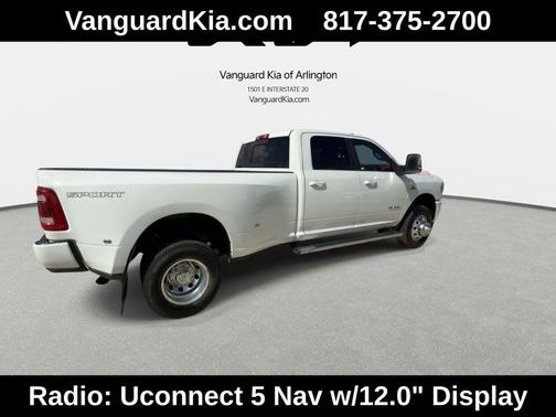 Bright White Clearcoat 2024 RAM 3500 Laramie Crew Cab 4x4 8' Box